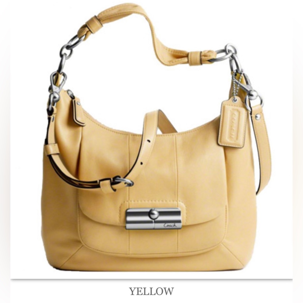 🪷 COACH KRISTIN LEATHER HOBO